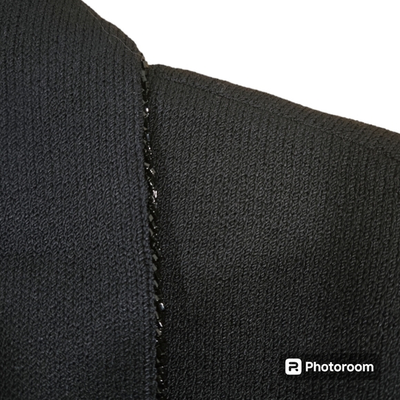 St John Evening Knit Jacket Blazer Size 6 with Rhinestone Jewel Buttons - Picture 4 of 11